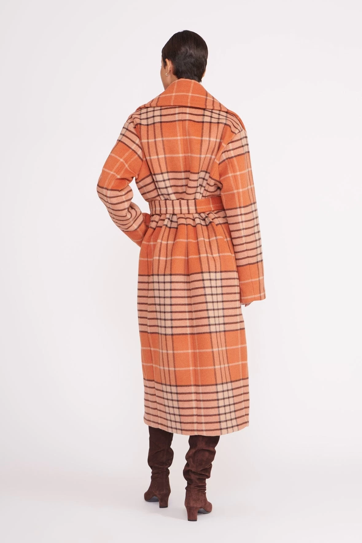 CARVER COAT | PERSIMMON MEGA PLAID 4 CARVER COAT | PERSIMMON MEGA PLAID - Image 4