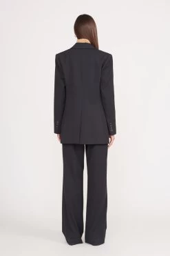 LUISA PANT | BLACK SUITING -Staud Outlet Store city blazer black 6 a5609842 361b 4f8e bf43 a9b80020878a