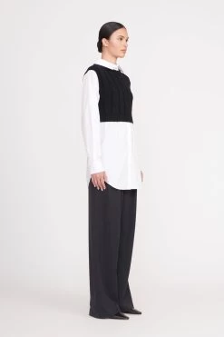 COOPER TOP | BLACK WHITE -Staud Outlet Store cooper top black white 3 dbdc1af1 019c 4ac5 9185 4391391584fb