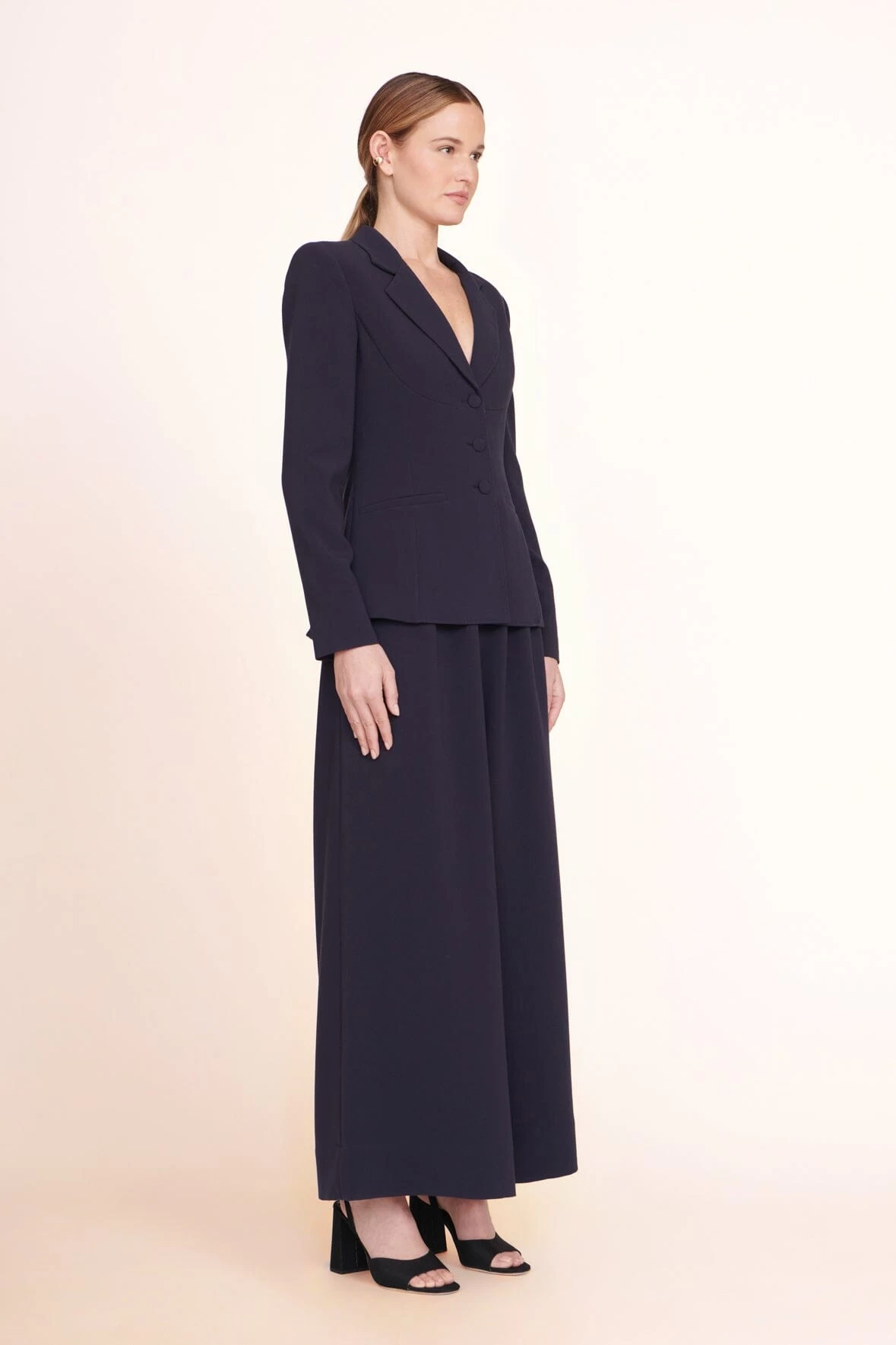 CROPPED CALEB PANT | NAVY 2 CROPPED CALEB PANT | NAVY - Image 2