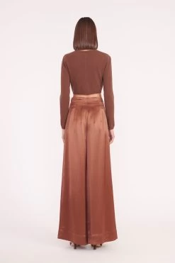 DEANNA SWEATER | CLOVE -Staud Outlet Store deanna sweater clove 00878 web