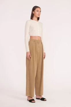 DEANNA SWEATER | CREME 10 DEANNA SWEATER | CREME -Staud Outlet Store deanna sweater creme 00498 web