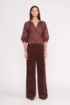 DILL TOP | MAHOGANY -Staud Outlet Store dill top mahogany 2 23d84f3c 9413 417e 8864 50a3816fe8af