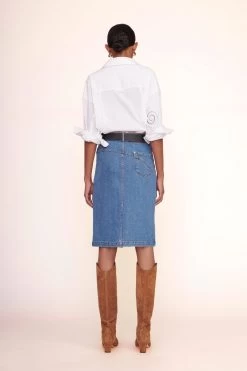 SWIRL BUCKLE BELT | BLACK -Staud Outlet Store emersyn top white 00637 web