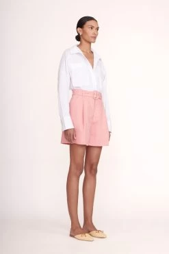 ERIS SHORT | ROSEBUD -Staud Outlet Store eris short rosebud 3