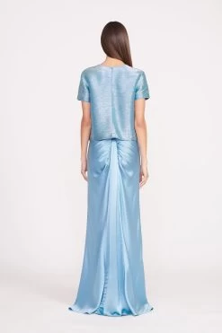 INGRID TOP | FRENCH BLUE -Staud Outlet Store fall 23 0153 web