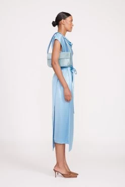 TOMMY BEADED BAG | FRENCH BLUE -Staud Outlet Store fall 23 0798 web