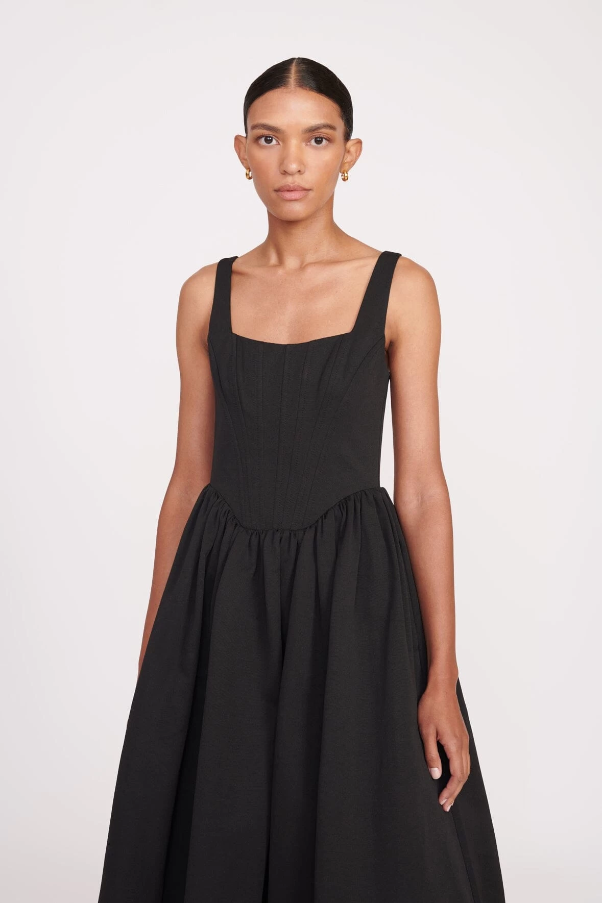 MAXI LANDSCAPE DRESS | BLACK 2 MAXI LANDSCAPE DRESS | BLACK - Image 2