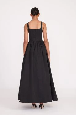 MAXI LANDSCAPE DRESS | BLACK 9 MAXI LANDSCAPE DRESS | BLACK -Staud Outlet Store fall 23 1323 web