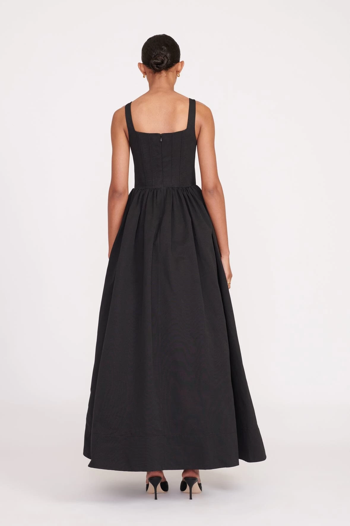 MAXI LANDSCAPE DRESS | BLACK 4 MAXI LANDSCAPE DRESS | BLACK - Image 4