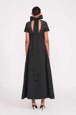 ILANA DRESS | BLACK SILVER 9 ILANA DRESS | BLACK SILVER -Staud Outlet Store fall 23 1638 web