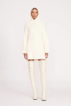KNIT BALACLAVA | IVORY -Staud Outlet Store fall 23 1725 web