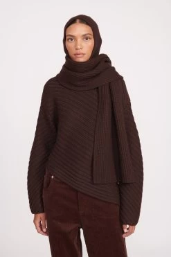 KNIT BALACLAVA | DARK CHOCOLATE