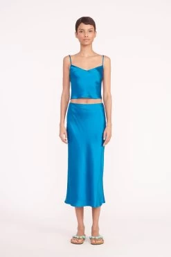 ANGELA SKIRT | ISLAND BLUE