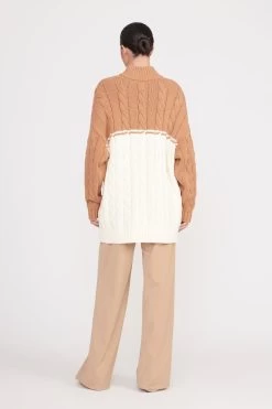HAMPTON SWEATER | CAMEL IVORY -Staud Outlet Store hampton sweater camel ivory 1 69cf00e5 ffac 45c5 8122 94bfca3c2e45