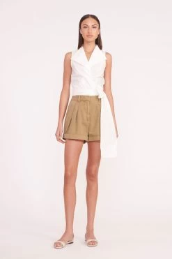 LUISA SHORT | ROSEMARY -Staud Outlet Store hayden top white 05428 web 1