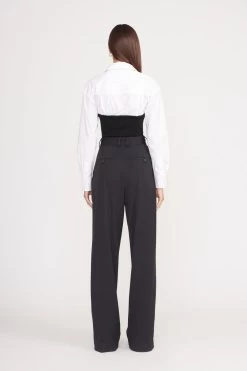 HAZEL TOP | BLACK WHITE -Staud Outlet Store hazel top black white 5 c8d84b12 36e9 4ad2 bf3d e3cd9dc4addc