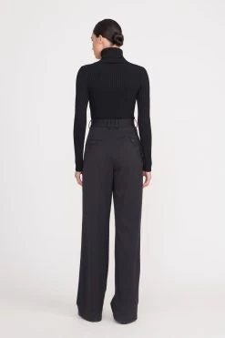 JACE TOP | BLACK -Staud Outlet Store helvin top black 2 5373f051 4fc6 4452 84d8 f5a3b701bdec