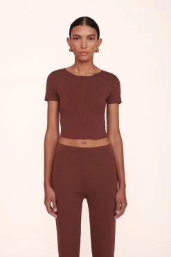 ESTELLA PANT | BARK 10 ESTELLA PANT | BARK -Staud Outlet Store ila top bark estella pant bark 00917 web 1