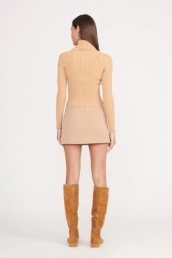 JACE TOP | CAMEL -Staud Outlet Store jace top camel 3 e0131f27 9e5d 45c7 8c72 9128d72a9ecb