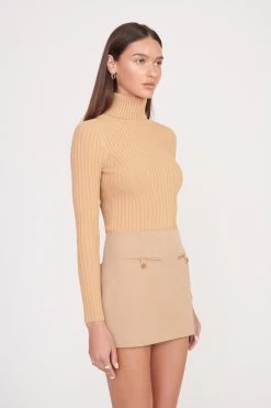 JACE TOP | CAMEL -Staud Outlet Store jace top camel 7 4cc70a1d 0a82 4ee3 8826 20117e4a9e32