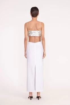 JADA DRESS | WHITE 9 JADA DRESS | WHITE -Staud Outlet Store jada dress black 05745 web 1