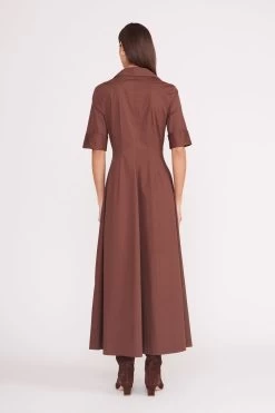 JOAN MAXI DRESS | MAHOGANY -Staud Outlet Store joan maxi dress mahogany 4 2bcc44d1 5530 4837 adfb 066a14c5f8a1