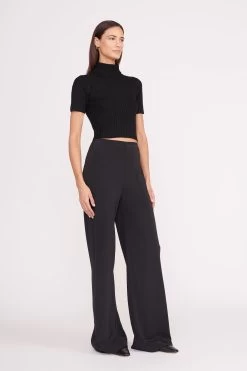 LILOU SWEATER | BLACK -Staud Outlet Store lilou top black 8 745e0d91 e152 46c7 bd64 a0d90316a0db