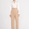 LUISA PANT | CAMEL SUITING