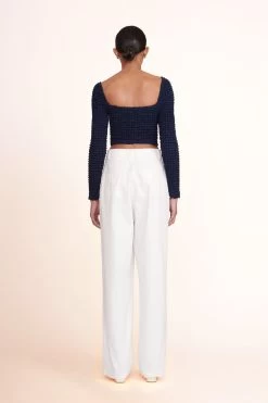 LUISA PANT | IVORY 8 LUISA PANT | IVORY -Staud Outlet Store luisa pant ivory 3