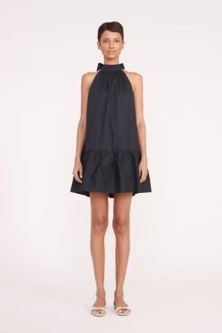 MARLOWE DRESS | BLACK -Staud Outlet Store marlowe dress black 00104 web c98297b7 3354 4d97 81c1 b478cfc6de83