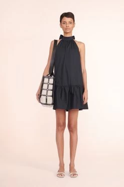 EMMA TOTE | BLACK NATURAL -Staud Outlet Store marlowe dress black 00131 web