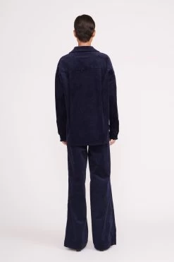 MATTHEW SHIRT | NAVY 9 MATTHEW SHIRT | NAVY -Staud Outlet Store matthew shirt navy 1