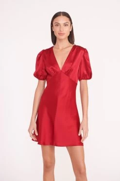 Staud Outlet Store -Staud Outlet Store mini milla dress ruby 02739 web