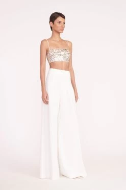 MONIQUE TOP | WHITE 9 MONIQUE TOP | WHITE -Staud Outlet Store monique top white 02168 web