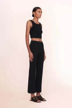ESTELLA PANT | BLACK 8 ESTELLA PANT | BLACK -Staud Outlet Store noor top black estella pant black 00927 web