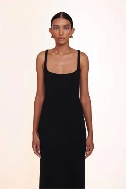 PAITYN DRESS | BLACK -Staud Outlet Store paityn dress black 00986 web