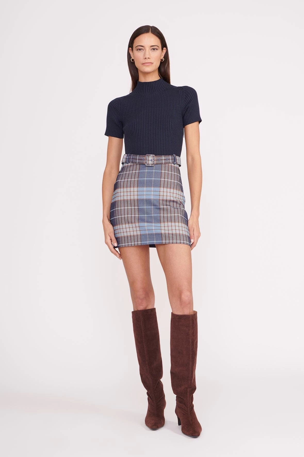 PATSY DRESS | FRENCH BLUE MEGA PLAID NAVY 1 PATSY DRESS | FRENCH BLUE MEGA PLAID NAVY