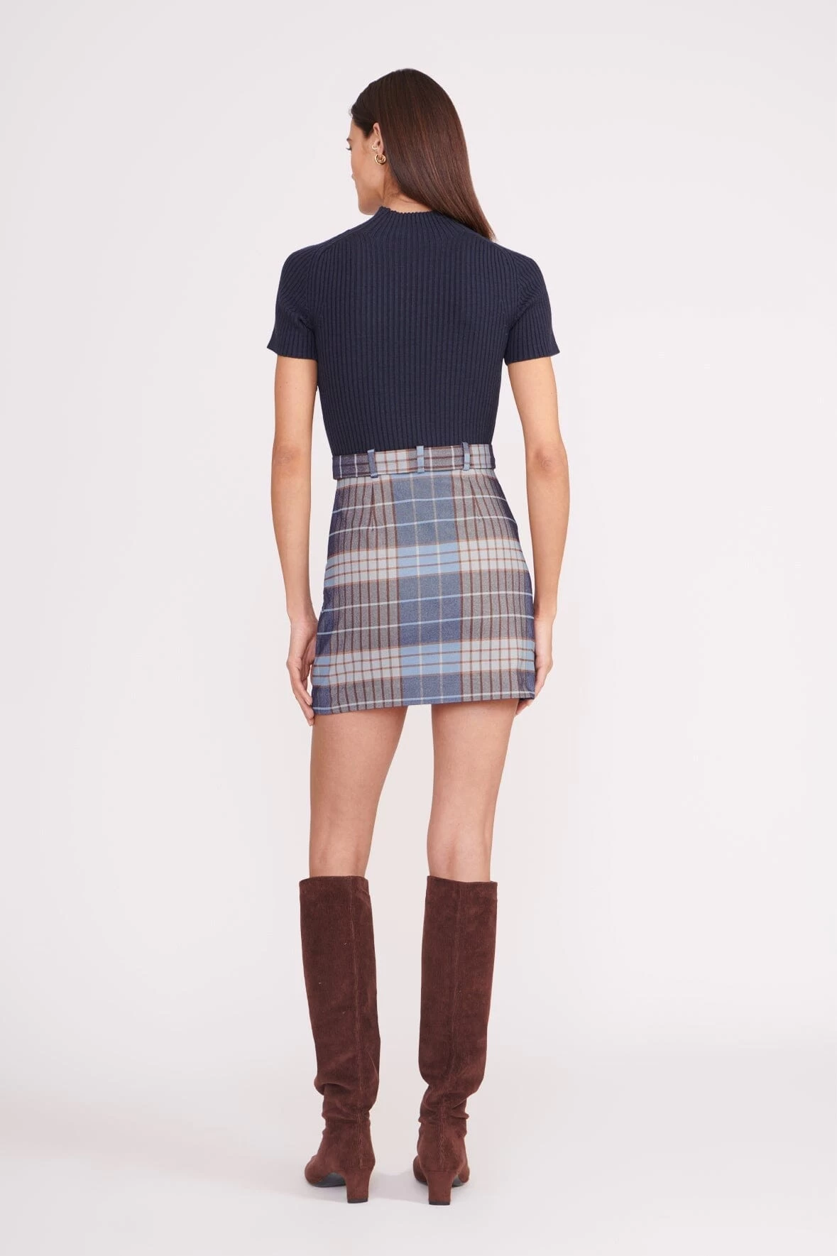 PATSY DRESS | FRENCH BLUE MEGA PLAID NAVY 3 PATSY DRESS | FRENCH BLUE MEGA PLAID NAVY - Image 3