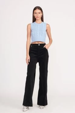 PINGO SWEATER | FRENCH BLUE -Staud Outlet Store pingo sweater french blue 2 dfd26911 4b6c 4cd8 8522 1fc1db923aab