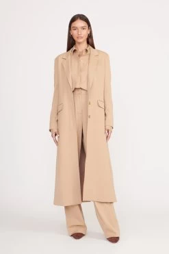 RALPH COAT | CAMEL -Staud Outlet Store ralph coat camel 1