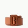 WIDE WAIST BELT | TAN