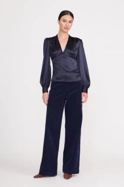 ROSENDA TOP | NAVY 8 ROSENDA TOP | NAVY -Staud Outlet Store rosenda top navy 4 3d021d55 0f82 49c6 833e d4cf32ff5097