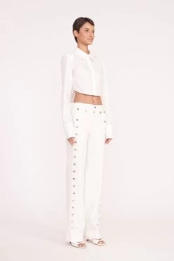 SENECA TOP | WHITE 8 SENECA TOP | WHITE -Staud Outlet Store seneca top white carter pant white 00512 web