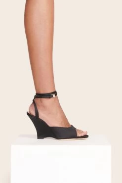 ANOUSH WEDGE | BLACK -Staud Outlet Store shoes 0741 web