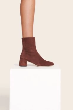 ANDY ANKLE BOOT | MAHOGANY 11 ANDY ANKLE BOOT | MAHOGANY -Staud Outlet Store shoes 0770 web