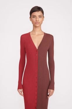 SHOKO SWEATER | SYRAH CHOCOLATE -Staud Outlet Store shoko sweater syrah chocolate 4 e42a44aa 525b 49c7 8658 3a9f77ab8df1