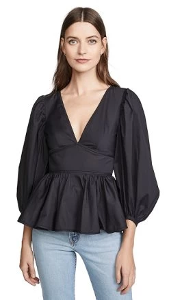 STAUD Luna Top -Staud Outlet Store staud303981071c q6 2 0. UX357 QL90