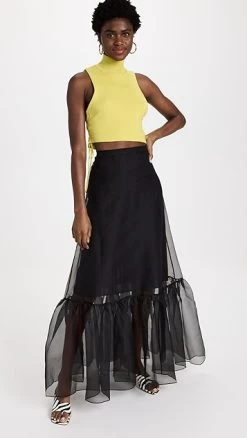 STAUD Ambrosia Skirt -Staud Outlet Store staud314391071b 1671146538080 2 0. UX357 QL90