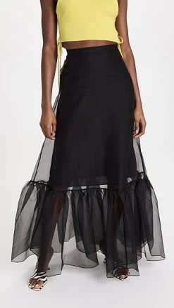 STAUD Ambrosia Skirt -Staud Outlet Store staud314391071b 1671146538272 2 0. UX357 QL90